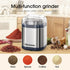 Herb Grinder Spice Grinder, 200W Electric Grinder with Stainless Steel Blade, Compact Size, 5.11in