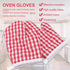 2Pcs Oven Mitts for Play Kitchen,Microwave Oven Gloves Toddler Oven Mitts Kitchen Mitts for Safe