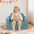 2-in-1 Airpanda Comfy Toddler Chair for Kids, Toddler Soft Plush Couch Fold Out, Convertible Kids Couch to Lounger
