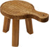 Rustic Fir Wood Pedestal Stand