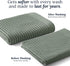 Set 4, GILDEN TREE Waffle Bath Towels Wash Cloths for Showering, Exfoliating Washcloth Quick Dry Towel, Face Towels