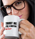 3dRose Trust Me I'm Almost a Doctor Mug, Medical Humor Gift, 11-Ounce Magic Transforming