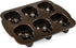 Nordic Ware Halloween Bakeware - Haunted Skull Cakelet Pan in Bronze