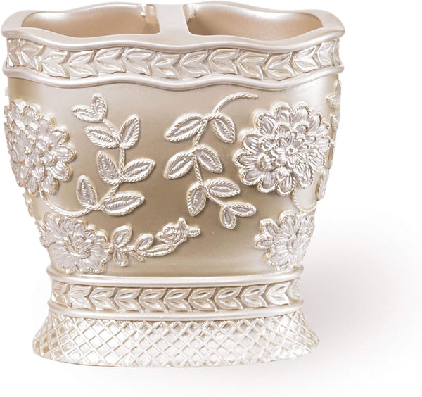 Popular Bath Tooth Brush Holder Rose Vine, Beige-Taupe, 942699
