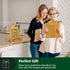 Kitchen Conversion Chart Cookbook Stand, Recipe Holder for Kitchen Counter, Unique Gifts for Women