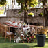 2 32 Tanlade Pcs Gallon Stretch Trash Can Spandex Cover Outdoor Waste Garbage Can Spandex Covers for Indoor Kitchen