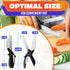Vegetable Chopper Kitchen Scissors - Vegetable Scissors Food Cutter Quick Vegetable Cutter Knife Fruit Cutter Tools - Vegetable Slicer Food Chopper Knife Scissors Food Cutting Scissors Meat Scissors by LIBERHAUS