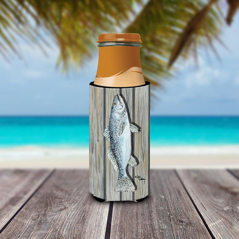 Fish Trout Ultra Beverage Insulators for Slim Cans