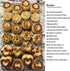 24 Pack Silicone Molds, Nonstick 2 3/4 inches Donut Mold, Baking Cups, Oven Safe
