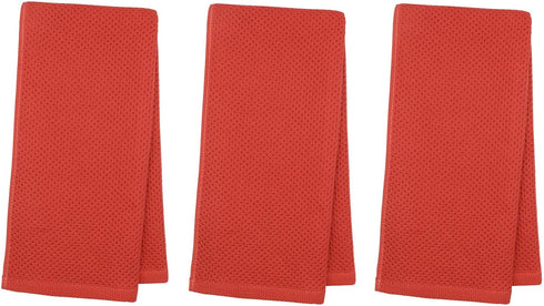 Mia's Dream 3 Pack Cotton Hand Towel Waffle Weave Kitchen Tea Towels, Soft Absorbent Gym Bath Washcloths, 13x28 Inch