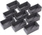 DIOMMELL 9 Pack Foldable Cloth Storage Box - Closet Organizer Fabric Baskets for Clothes, M Grey 090