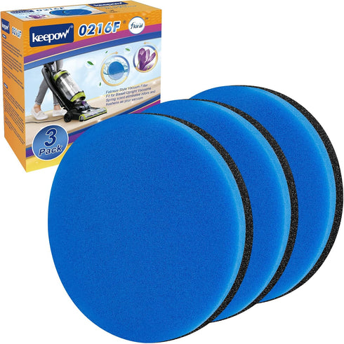 KEEPOW Febreze Vacuum Filter Compatible with Bissell Cleanview & PowerGlide Pet Vacuum,