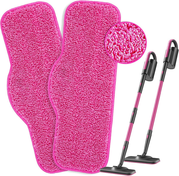 KEEPOW Microfiber Steam Mop Pads Compatible with Schenley Steam Mop 7 in