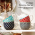 24oz Set 4, DOWAN Mosaian Soup Mugs, Large Coffee Mugs of Soup Mugs With Handles, Ceramic Mugs