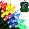 Vruxuri Battery Operated Christmas Lights, 4 Pack 18 FT 50 LED Each Clear
