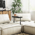 TB01BK083 TUTOTAK End Table, Side Table, Tall Couch Table, Sofa Table, Living Room, Bed Room, Black