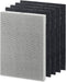 Nispira True HEPA Activated Carbon Pre Filter, Compatible with Fellowes AeraMax 290 300 DX95 Air Purifier