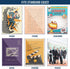 Comic Book Display Case Set, Include Comic Book Sleeves and Clear Plastic Easels, 7.6 x 10.7 Inch Magazine Protectors
