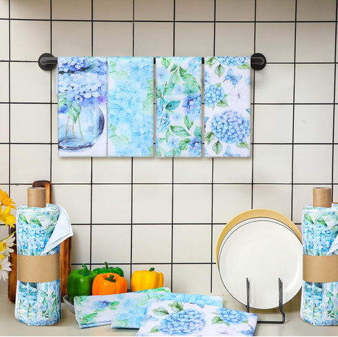Noveread 36 Pack 9.84x11.81in Reusable Cleaning Cloths Washable Cotton Kitchen Dish Towels for Home Party Supplies
