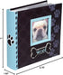 Malden International Designs Woof Photo Album, Blue, 80-4x6