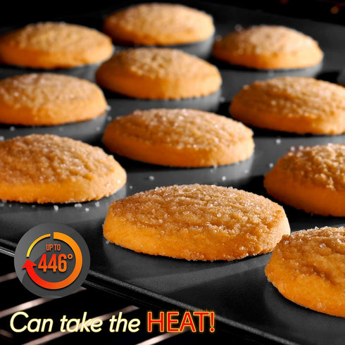 NutriChef 3-Piece Nonstick Cookie Sheets for Baking - Heavy Duty Steel Baking Pans Set