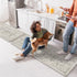 KIMODE Kitchen Mats Set of 2, Cushioned Anti Fatigue Non-Slip Kitchen Rugs, Padded Floor Mat for Sink, Laundry, Office