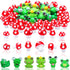 Maitys 62 Pieces Mini Mushrooms and Frogs Miniature Figurines Mini Garden Animals Model