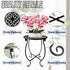 EKINIYAR 1 Pack Plant Stand Indoor Outdoor, Metal Plant Stand for Indoor Plants Iron Art Flower Pot Holder Stand