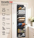Soarine 12 Closet, 24 Tier Over the Door Shoe Organizer for Holds Pairs Hanging Shoe Rack for Door with Mesh Pockets