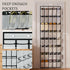 40 Closet homyfort Over the Door Shoe Organizer, Large Breathable Mesh Pocket,Space Saving Hanging Shoe Rack,Shoe