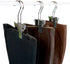 The Boot Hanger - Set of 3 Shoe Storage Space Saver, Boot Holder, Boot Clips (Silver)
