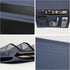 4 Surblue Bedside Caddy Pockets Bedside Storage Organizer for TV Remote Control Phone Glasses Magazine (Navy)