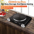 CUSIMAX Electric Hot Plate Burner for Cooking, Adjustable Temperature Control, Stainless Steel, Easy to Clean, Your