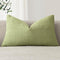Foindtower Set of 1 Decorative Linen Check Throw Pillow Cover Neutral Farmhouse