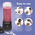 Hamilton Beach Mini Cordless Portable Blender for Shakes and Smoothies, USB Rechargeable, 16 oz Jar with Travel Lid