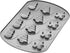 Wilton Non-Stick Christmas Cookie Shapes Pan | 12-Cavity Gingerbread Man, Tree, Snowman