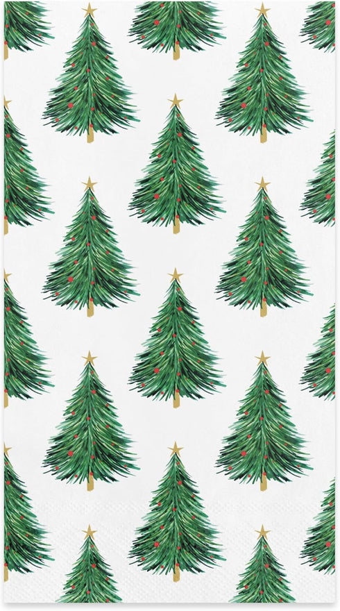 American Greetings 50-Count Christmas Guest Paper Hand Towels (Christmas Trees)