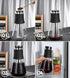 AGOGO Cold Brew Iced Coffee Maker with Metal Filters, Silicone Non-slip Grip Carafe 1600ml