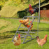 Set Chicken Perch for Coop with Ladder, Chicken Roosting Bars for Chickens in Coop with Swing Wooden Run Accessories