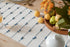 90 Inchs Caflife Boho Table Runner Long for Modern Farmhouse Room Home Decor, Blue and Beige Coffee Table Runner