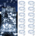 12 Pack White Fairy Lights Battery Operated, 7ft 20 LED Mini String