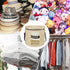 Large Hat Storage Box for Women & Men, 19" D x 17" H Foldable Round Organizer with Dustproof Lid for Travel