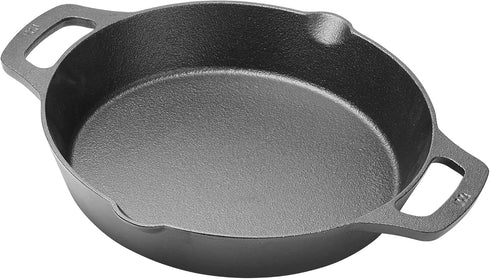 WINCO Cast Iron Skillet, Black , 10.25" by Winco