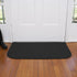Ritz Solid Accent Rug - 18" x 30" Stain Resistant Kitchen or Living Room Mat - Black