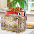 Autumn Music Note Toaster Covers 4 Slice, Decorative Covers for Small Kitchen Appliance, Reversible Bread Maker