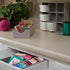 Grey Deep Drawer Organizer Box for Storage by Household Essentials | 12 in x 4 in x 3.13, Silver