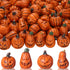 Vertintong 80 Pcs Halloween Miniature Pumpkin Figurines Mini Resin Fake Pumpkin Creepy Craft