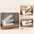 15 Pack Closet Shoe Slots Organizer, Adjustable Shoe Stacker for Storage, Double Layer Space Saver, Durable