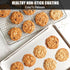 Baking Sheet Cookie Sheet Set of 2 - Umite Chef Stainless Steel Baking Pans - 10 Inch, Non Toxic & Healthy