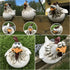 Funny Farm Chickens Statues,Cute Chicken Fence Decoration,Resin Chickens Decor,Outdoor Real Animal Statue,Chicken